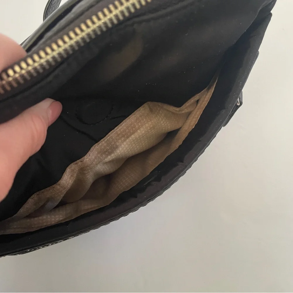 Brighton Black Crossbody Bag with Silver Accents - Picture 4 of 11